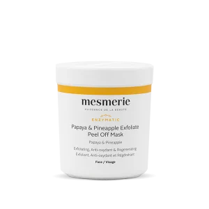 papaya and pineapple exfoliate peel off mask